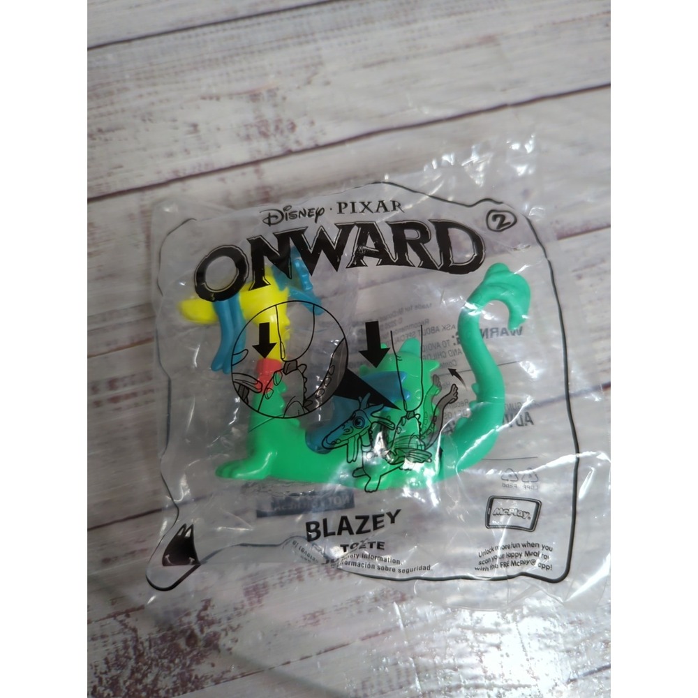 Disney Pixar Onward Blazey Dragon Figure McDonalds Happy Meal Toy #2 NIP